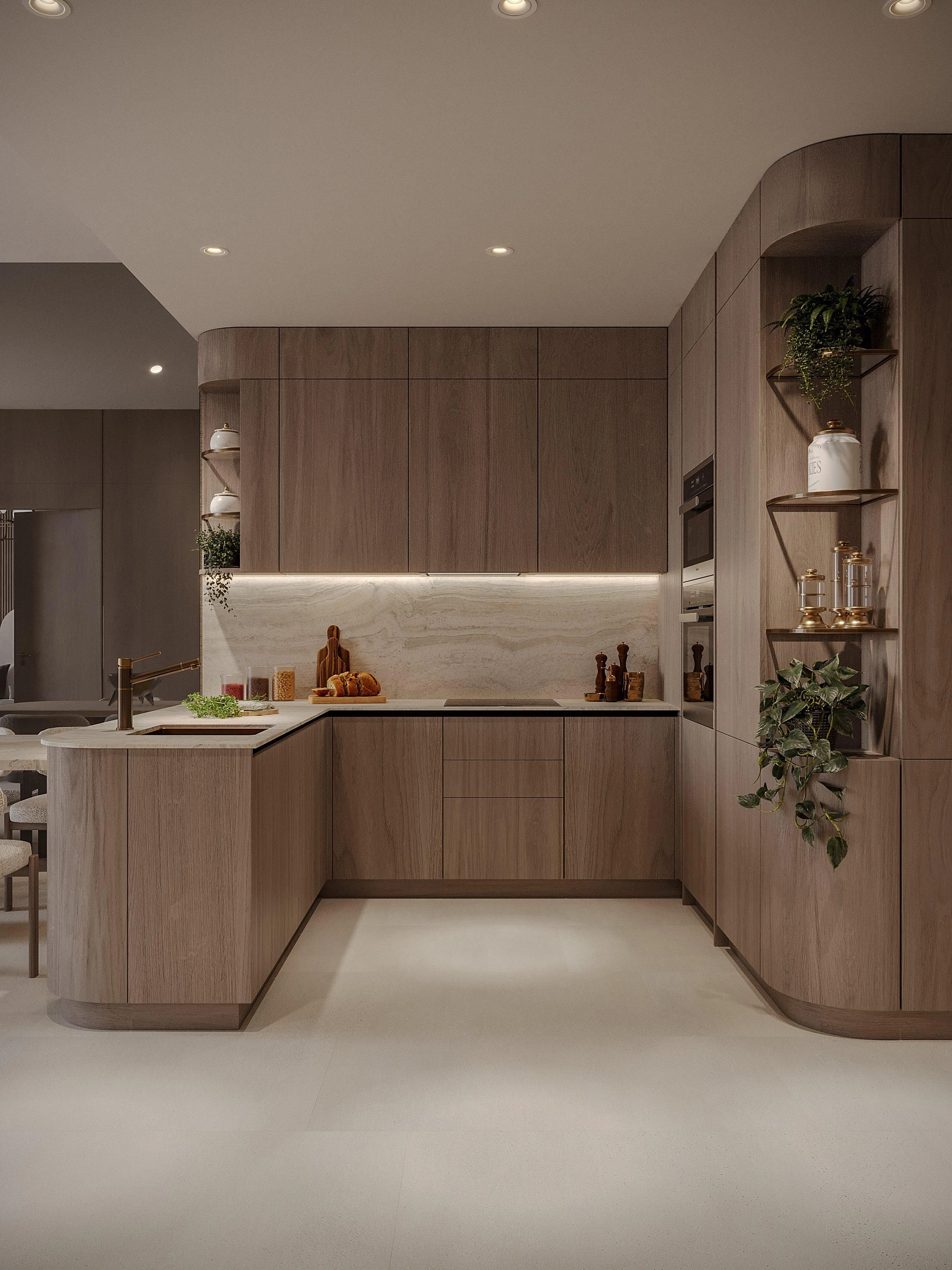 Luxury Residential Complex with Rooftop Pool in Dubai