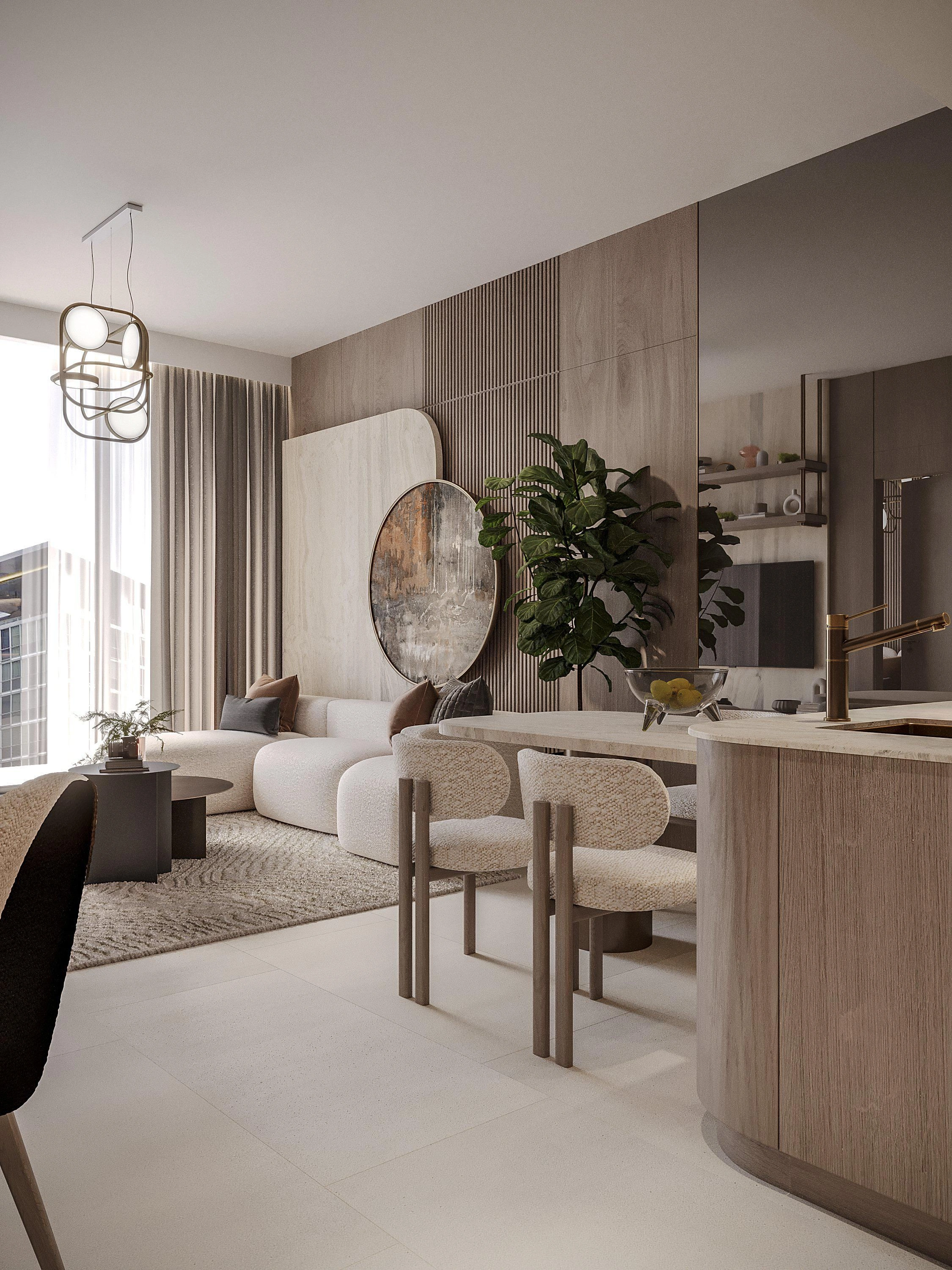 Luxury Residential Complex with Rooftop Pool in Dubai