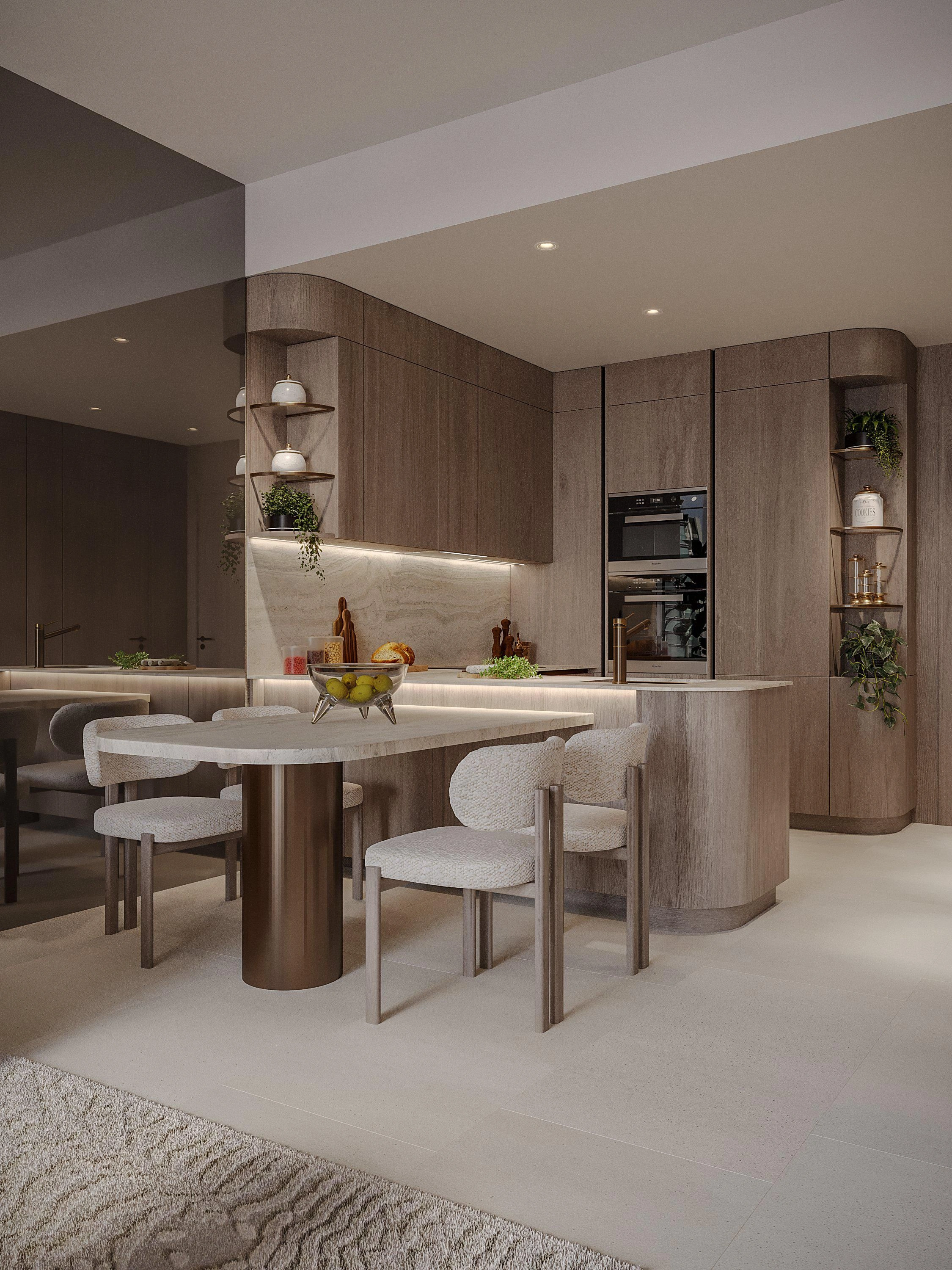 Luxury Residential Complex with Rooftop Pool in Dubai