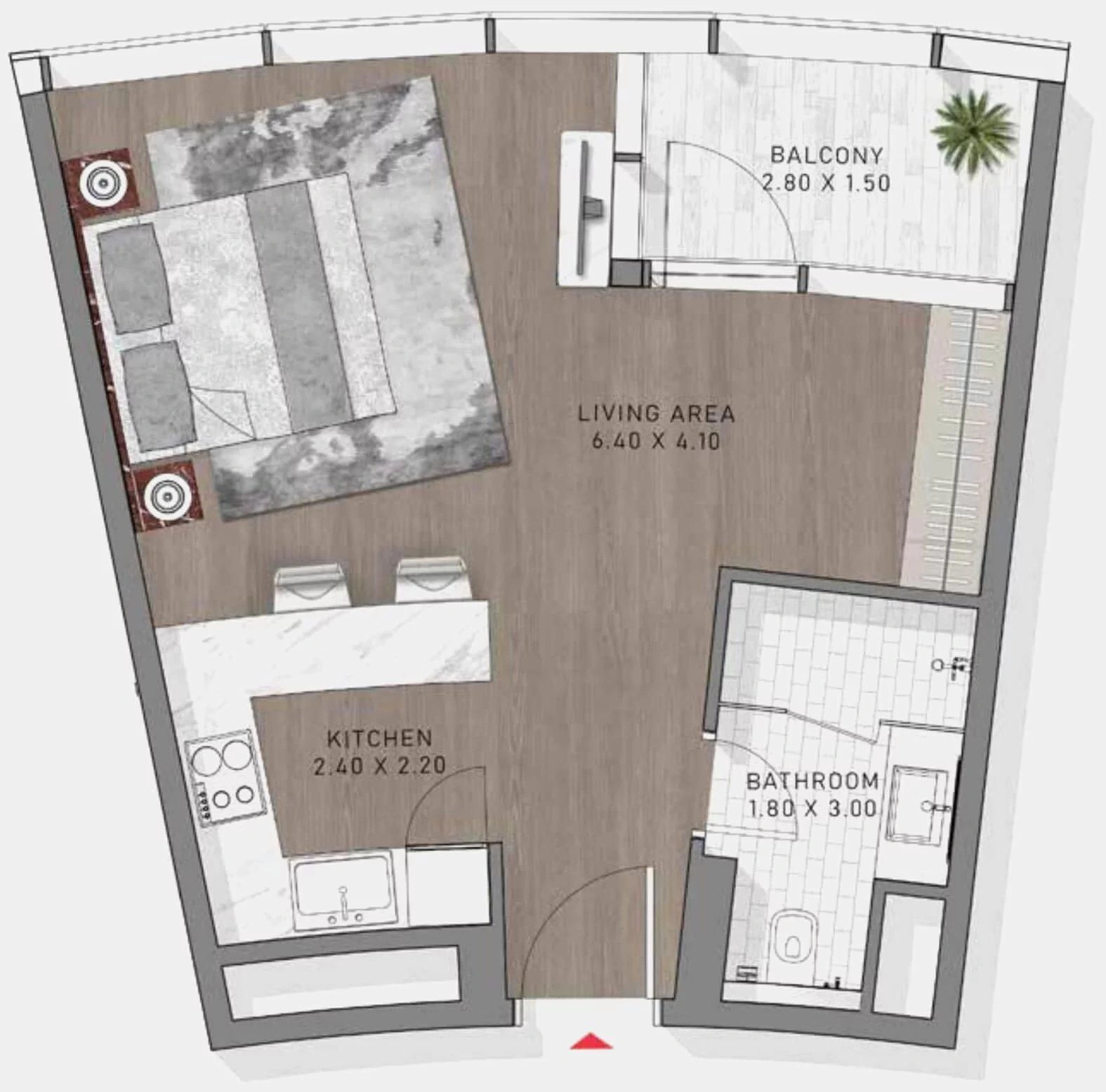 مجمع سكني مستقبلي في الخليج التجاري، دبي