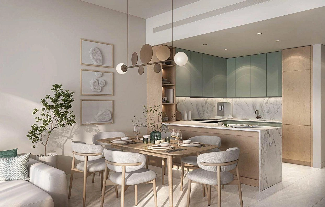 مجمع سكني حديث محاط بالغابة في دبي