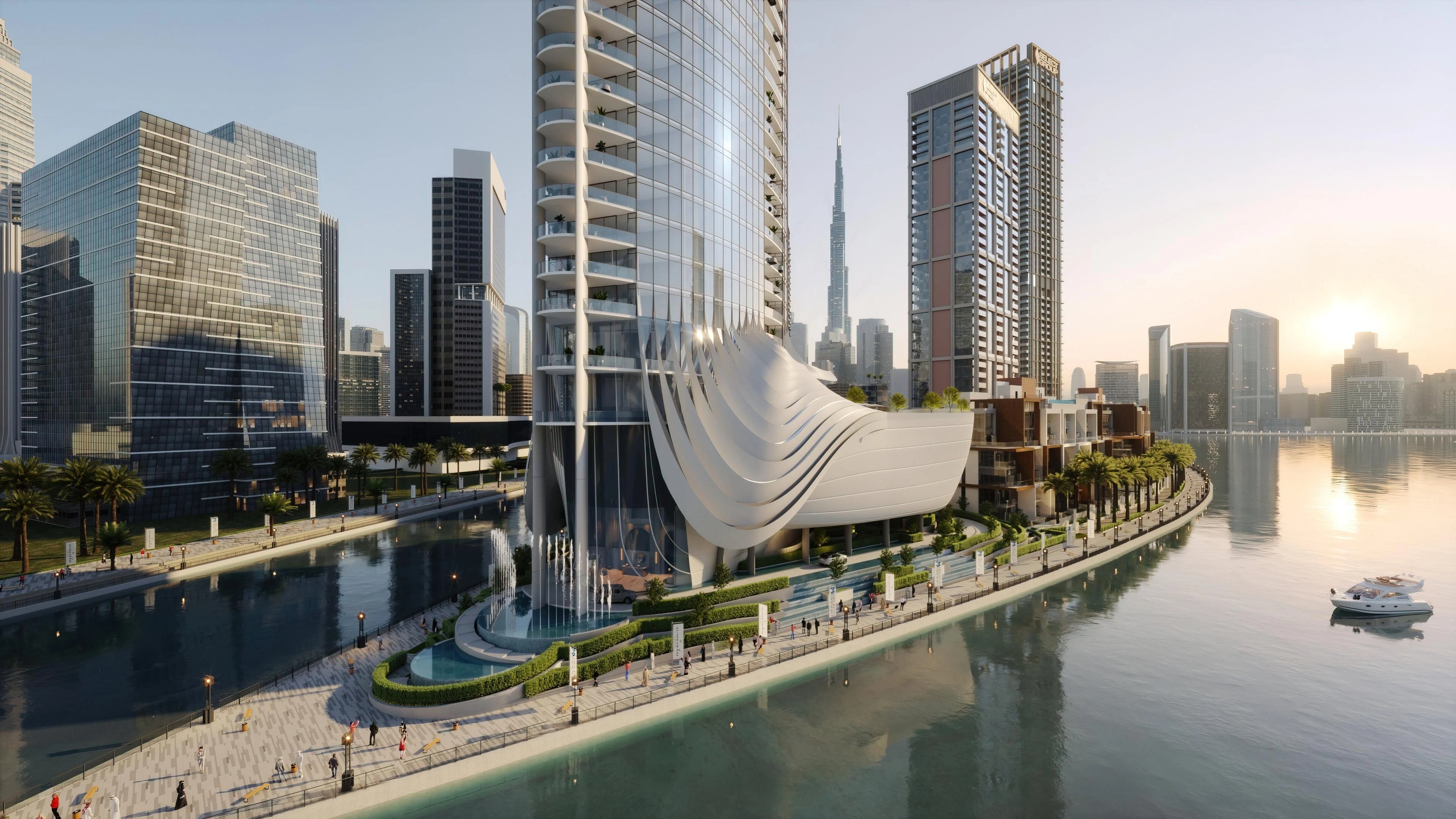 Elite residential complex in Business Bay, Dubai
