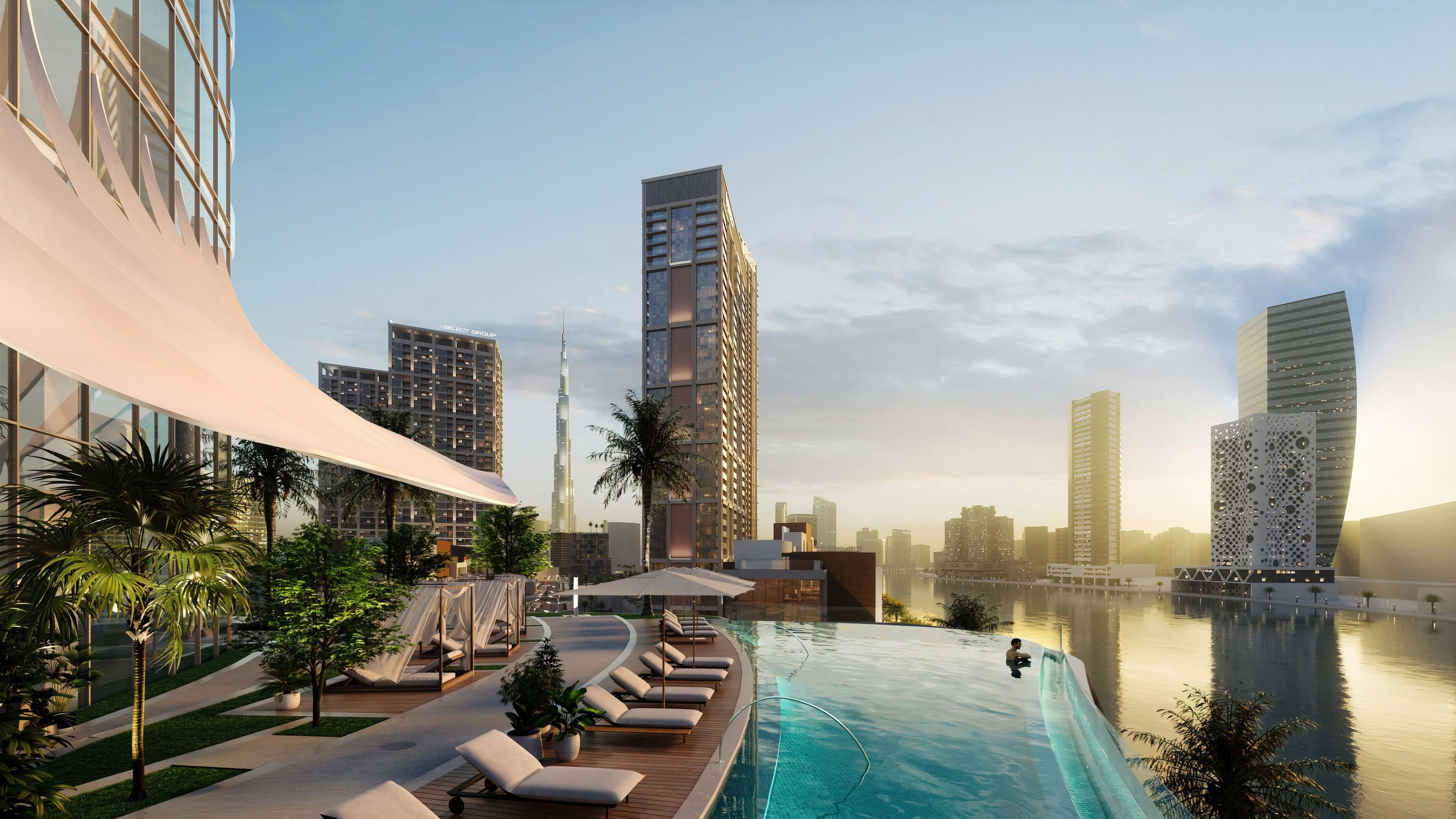 Elite residential complex in Business Bay, Dubai