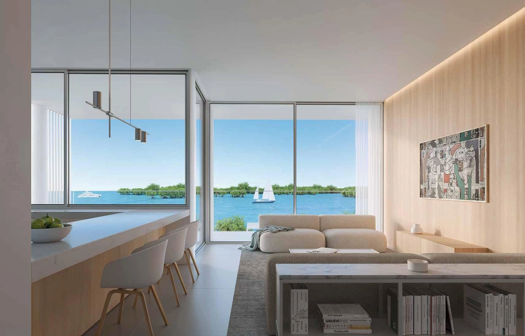 Modern residential complex with private beach in Ajman