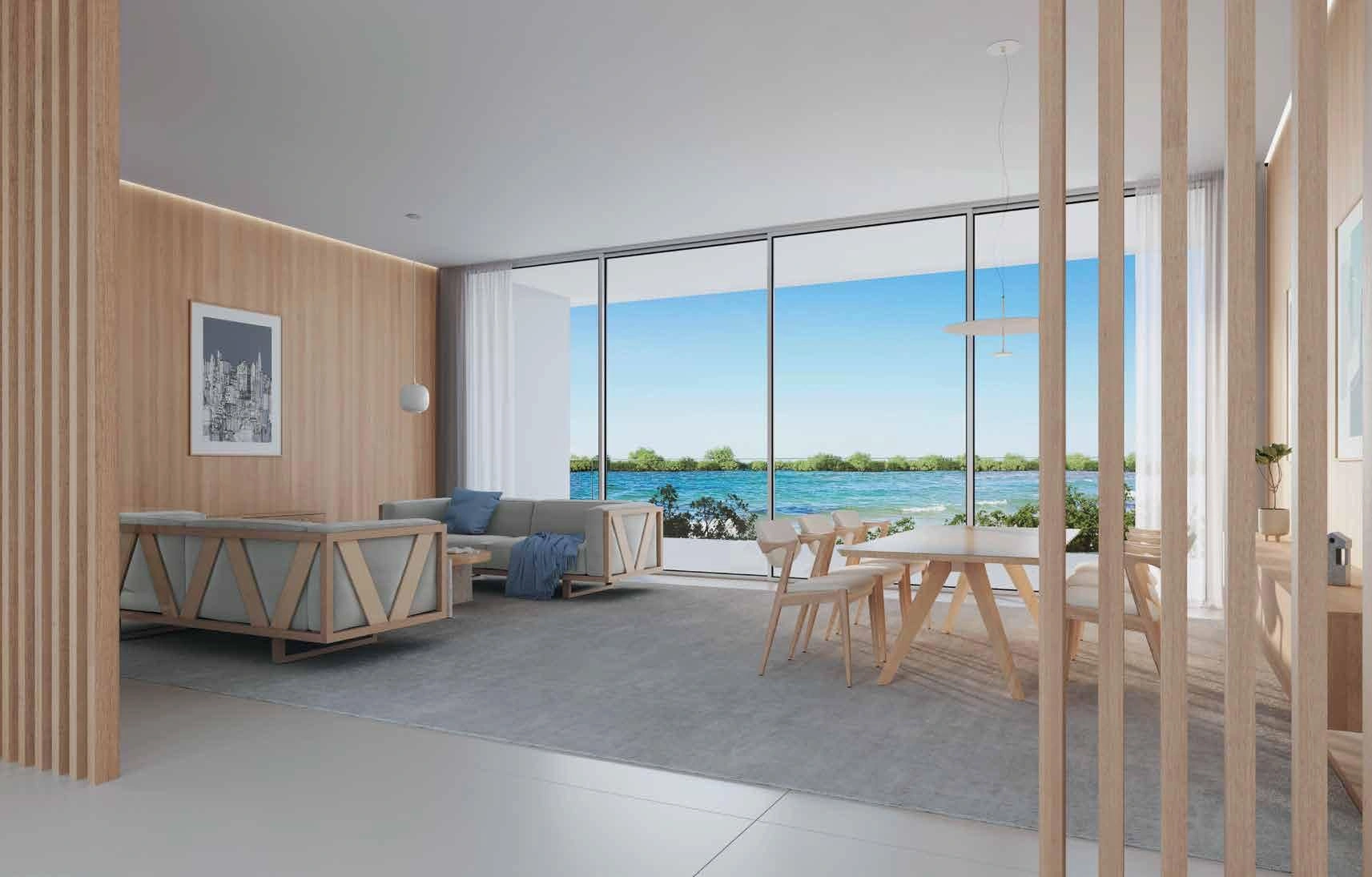 Modern residential complex with private beach in Ajman