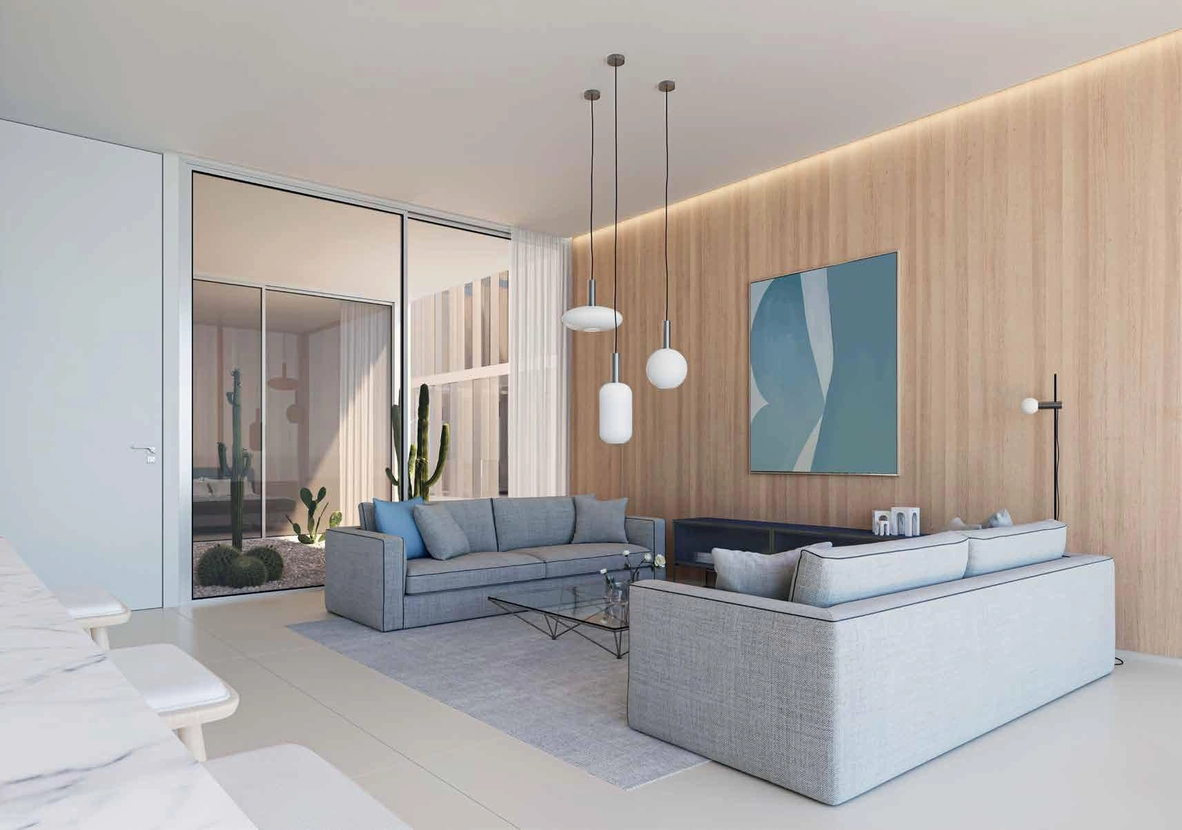 Modern residential complex with private beach in Ajman