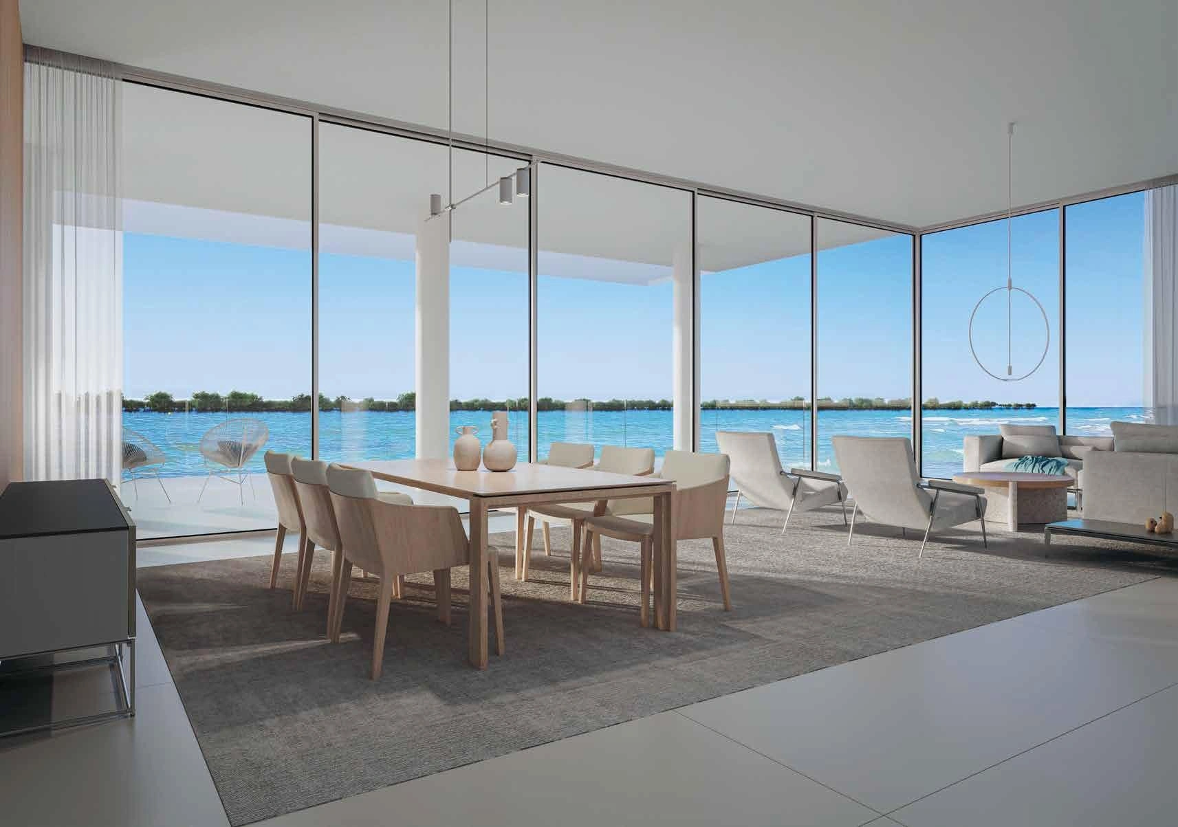 Modern residential complex with private beach in Ajman