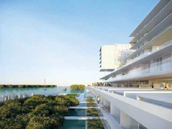 Modern residential complex with private beach in Ajman