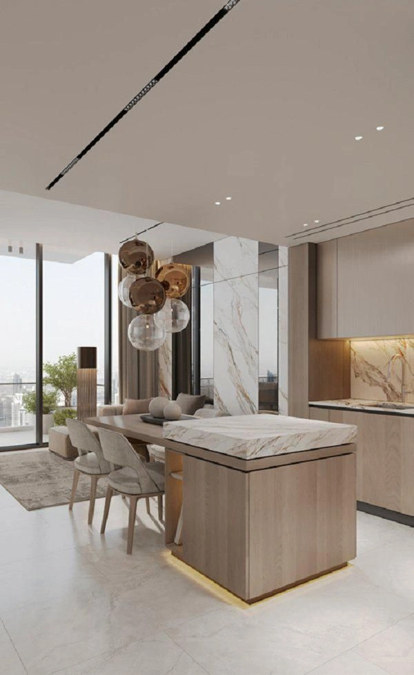 Luxury Residential Complex with Lagoon and Sandy Beach in Dubai