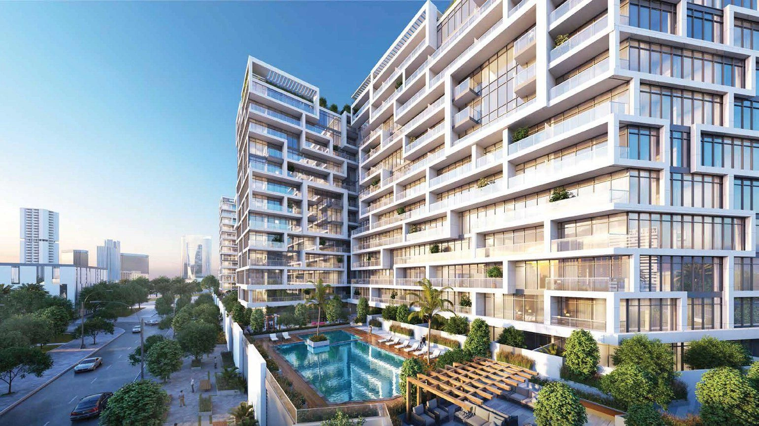 Luxury residential complex on the seafront in Abu Dhabi