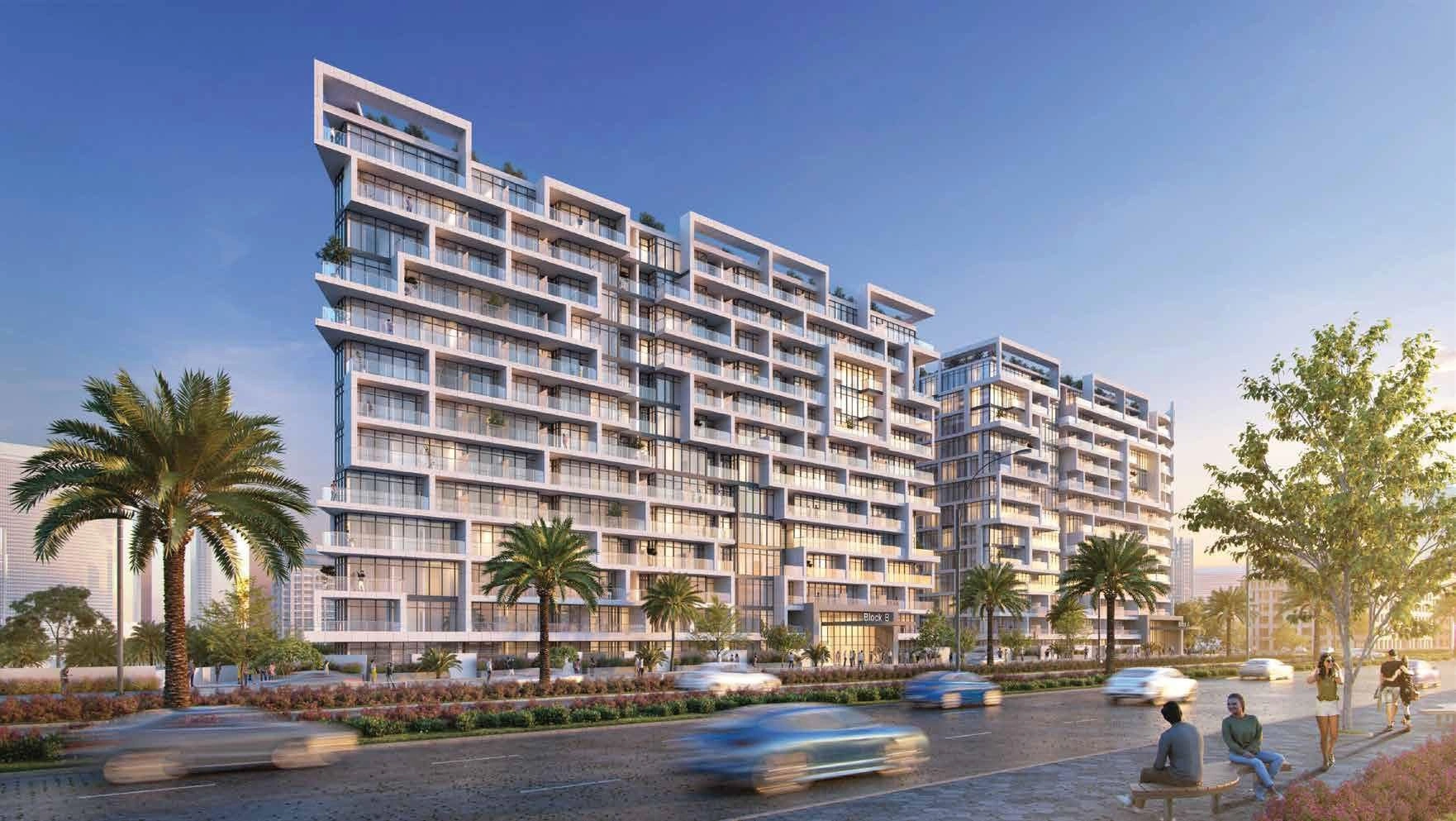 Luxury residential complex on the seafront in Abu Dhabi