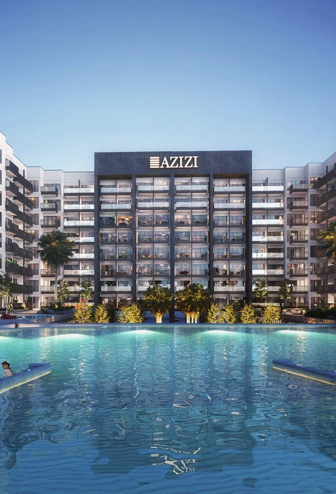 Complejo residencial moderno en la zona central de Dubái