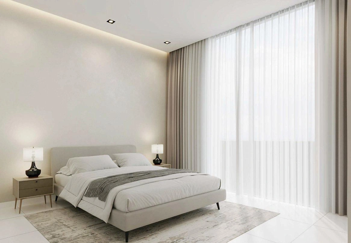 Modern residential complex with a wellness center in Dubai