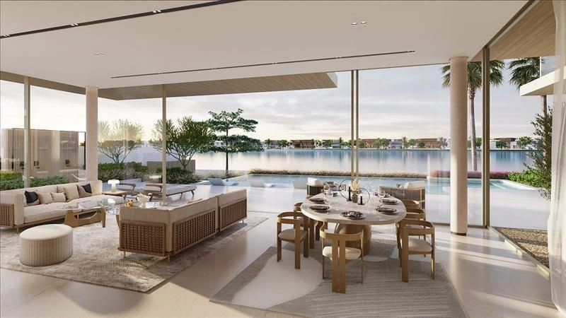 Complejo contemporáneo con vista al mar, Dubái