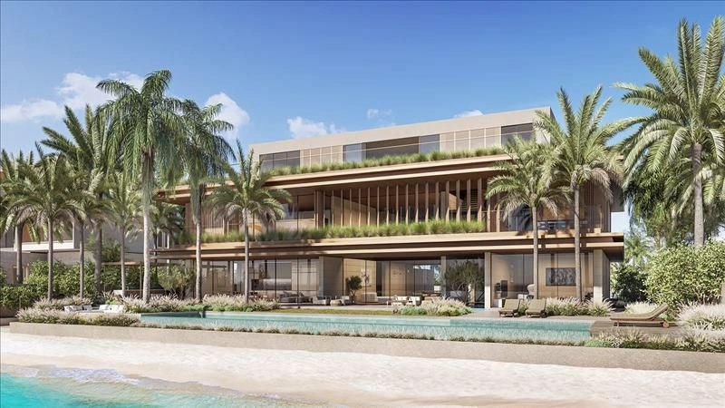 Complejo contemporáneo con vista al mar, Dubái