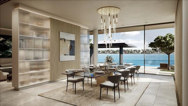 Complejo contemporáneo con vista al mar, Dubái