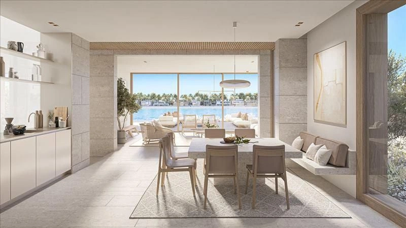 Complejo contemporáneo con vista al mar, Dubái