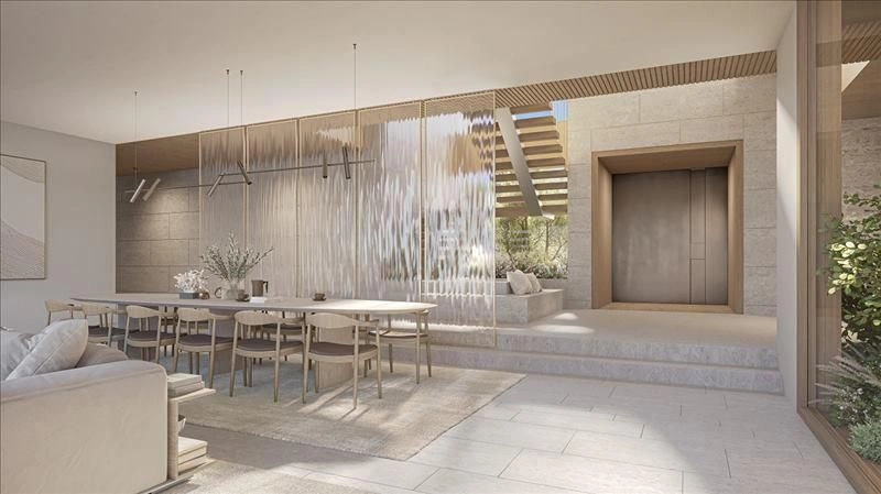 Complejo contemporáneo con vista al mar, Dubái