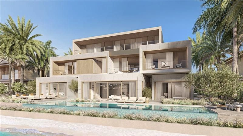 Complejo contemporáneo con vista al mar, Dubái