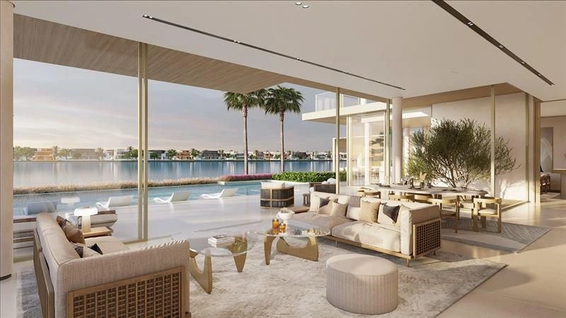 Complejo contemporáneo con vista al mar, Dubái