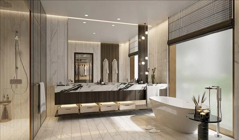 Villas de lujo frente a la playa, Dubái