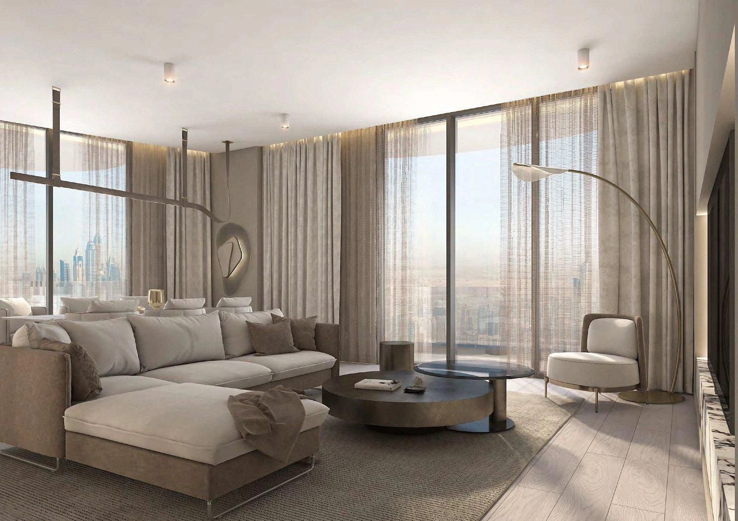 Modernes Wohngebäude im Zentrum von Dubai