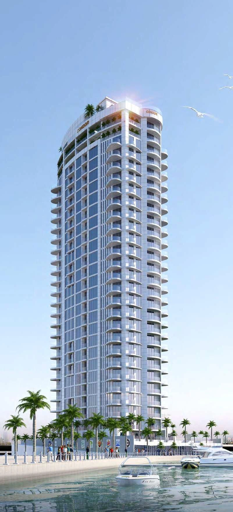 Modernes Wohngebäude im Zentrum von Dubai