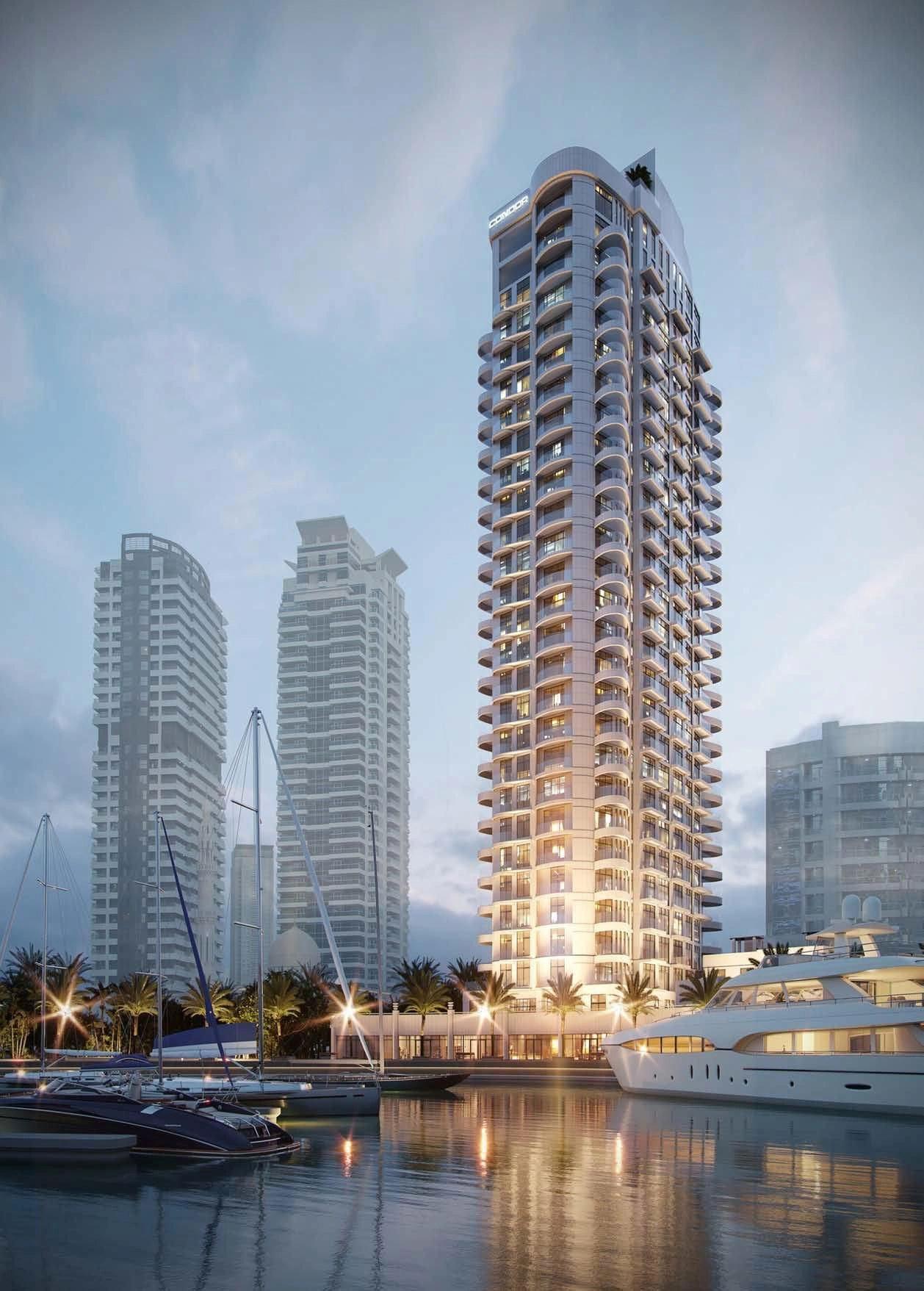 Modernes Wohngebäude im Zentrum von Dubai