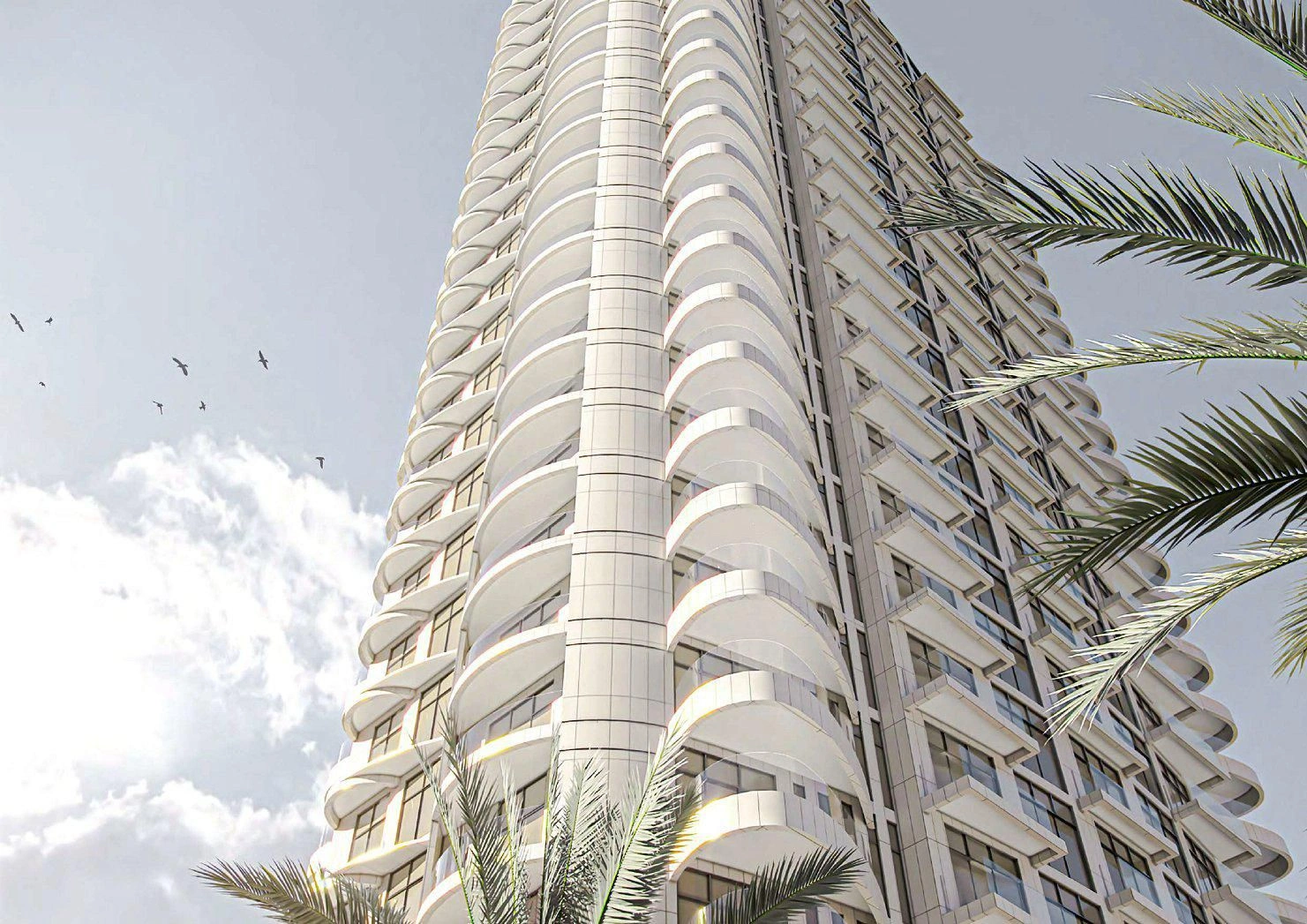 Modernes Wohngebäude im Zentrum von Dubai