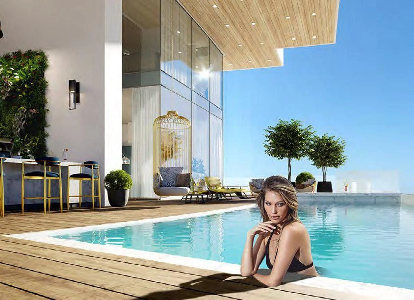 مجمع سكني فاخر بالقرب من جزيرة النخلة ووسط مدينة دبي