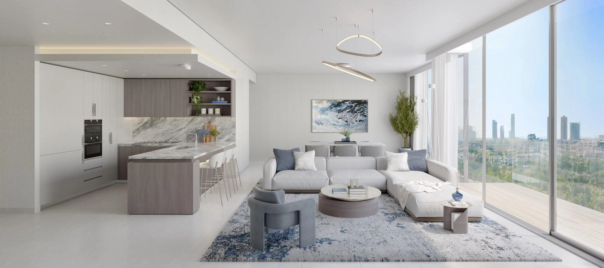 Luxury Residential Complex with Shopping Mall in Dubai