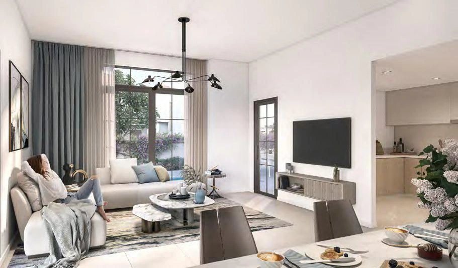 Villas con piscina y jardín en Abu Dhabi