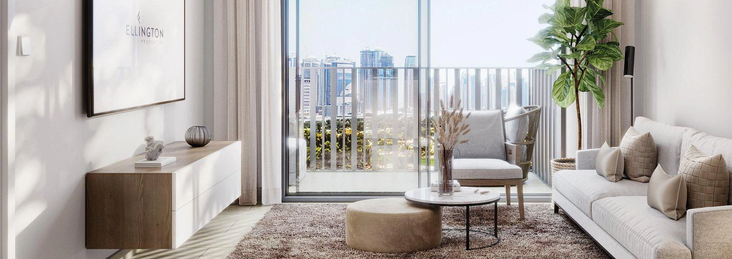 Modern residential complex near Burj Khalifa, Dubai