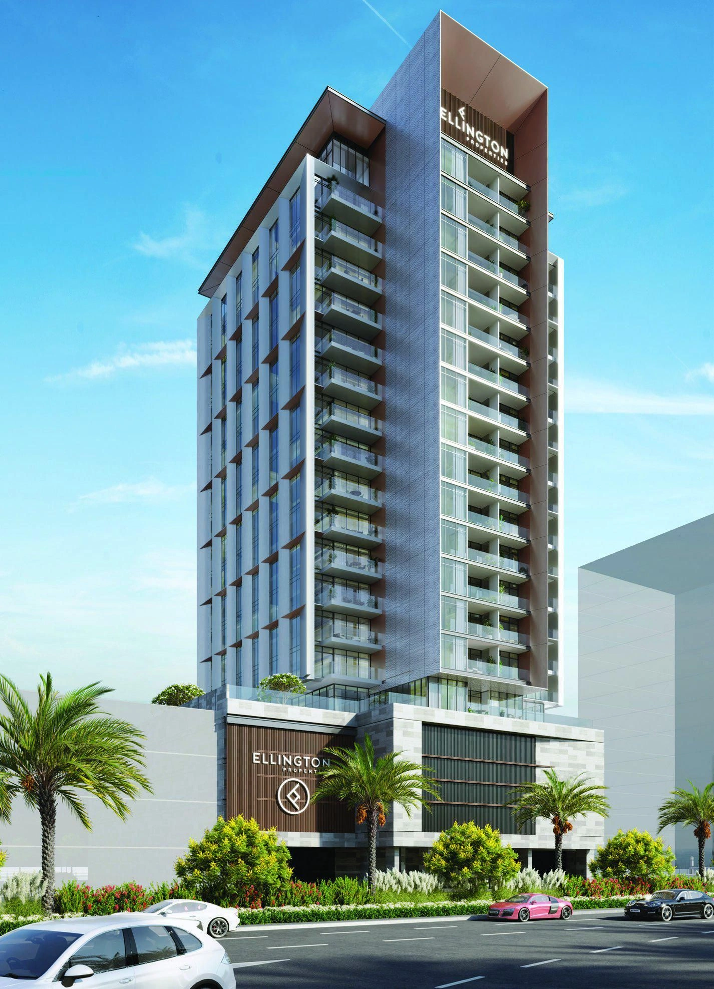 Modern residential complex in the very center of Dubai