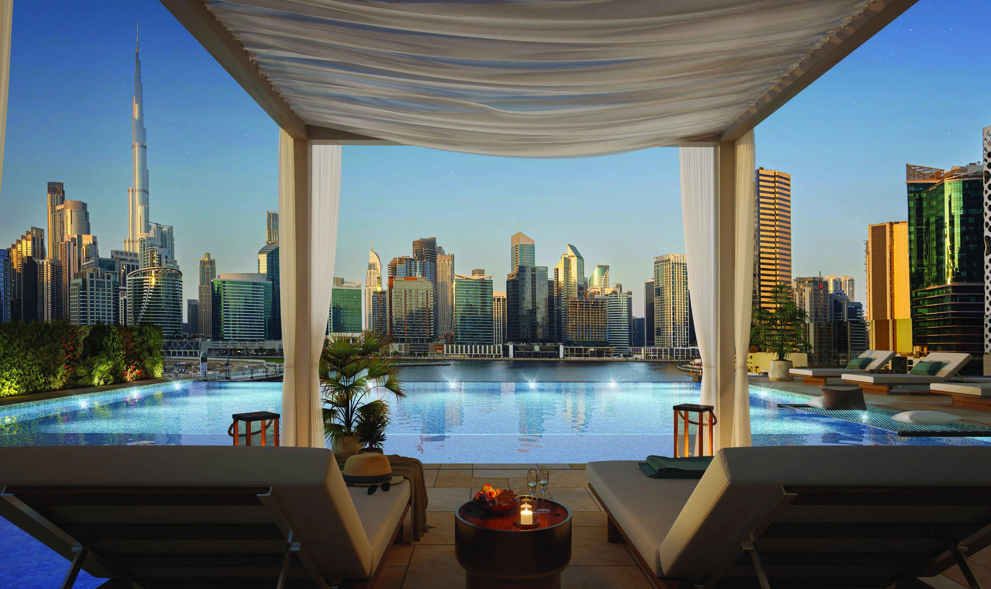 Modern residential complex in the very center of Dubai