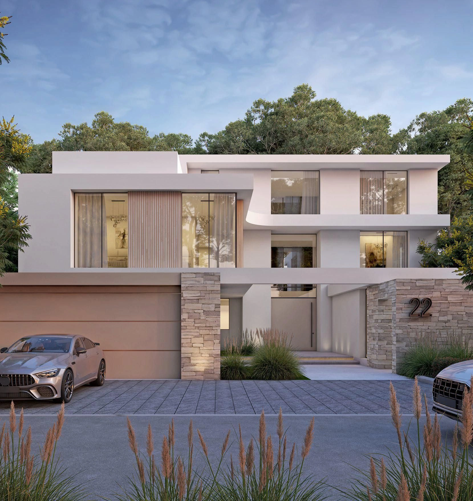 فيلات وشقق فاخرة مع شاطئ خاص، دبي