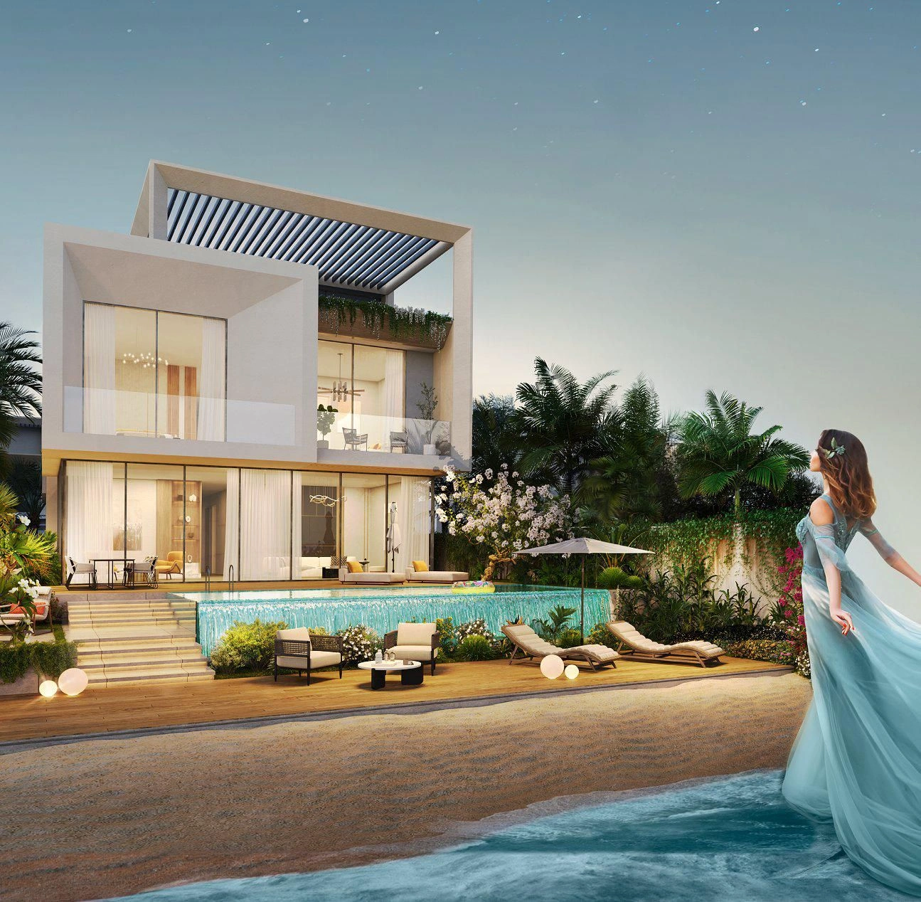 Роскошные виллы с мариной в самом сердце Шарджи