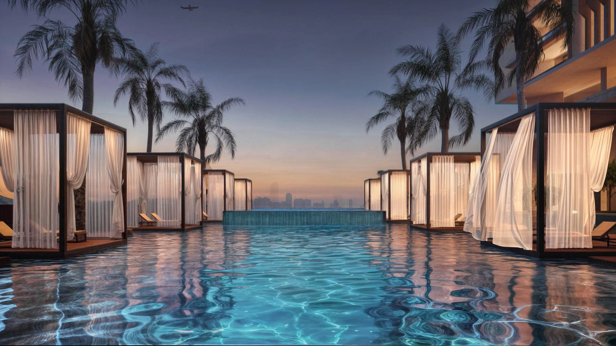 Luxurious residential complex in the central area of Dubai