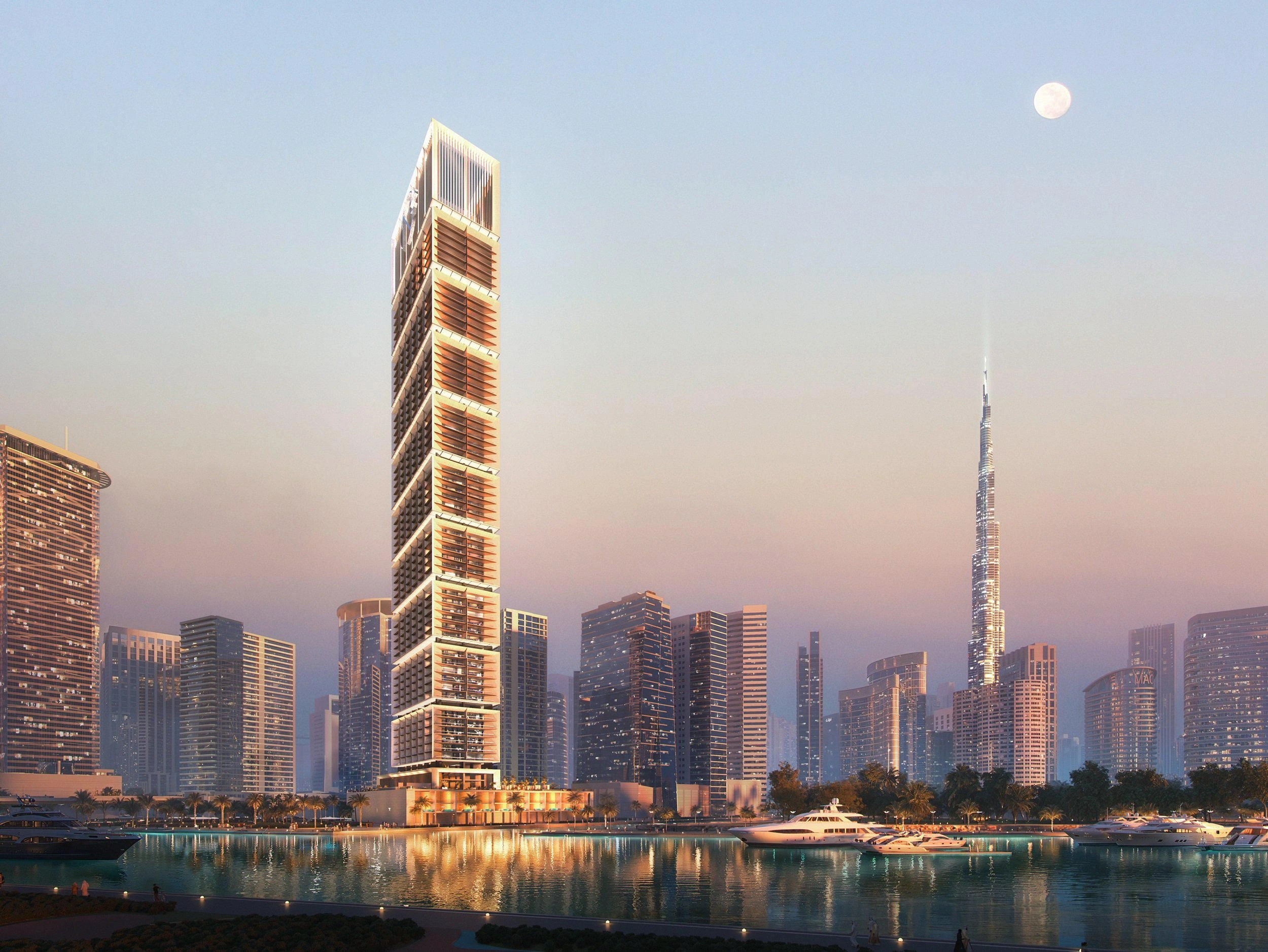 Luxurious residential complex in the central area of Dubai