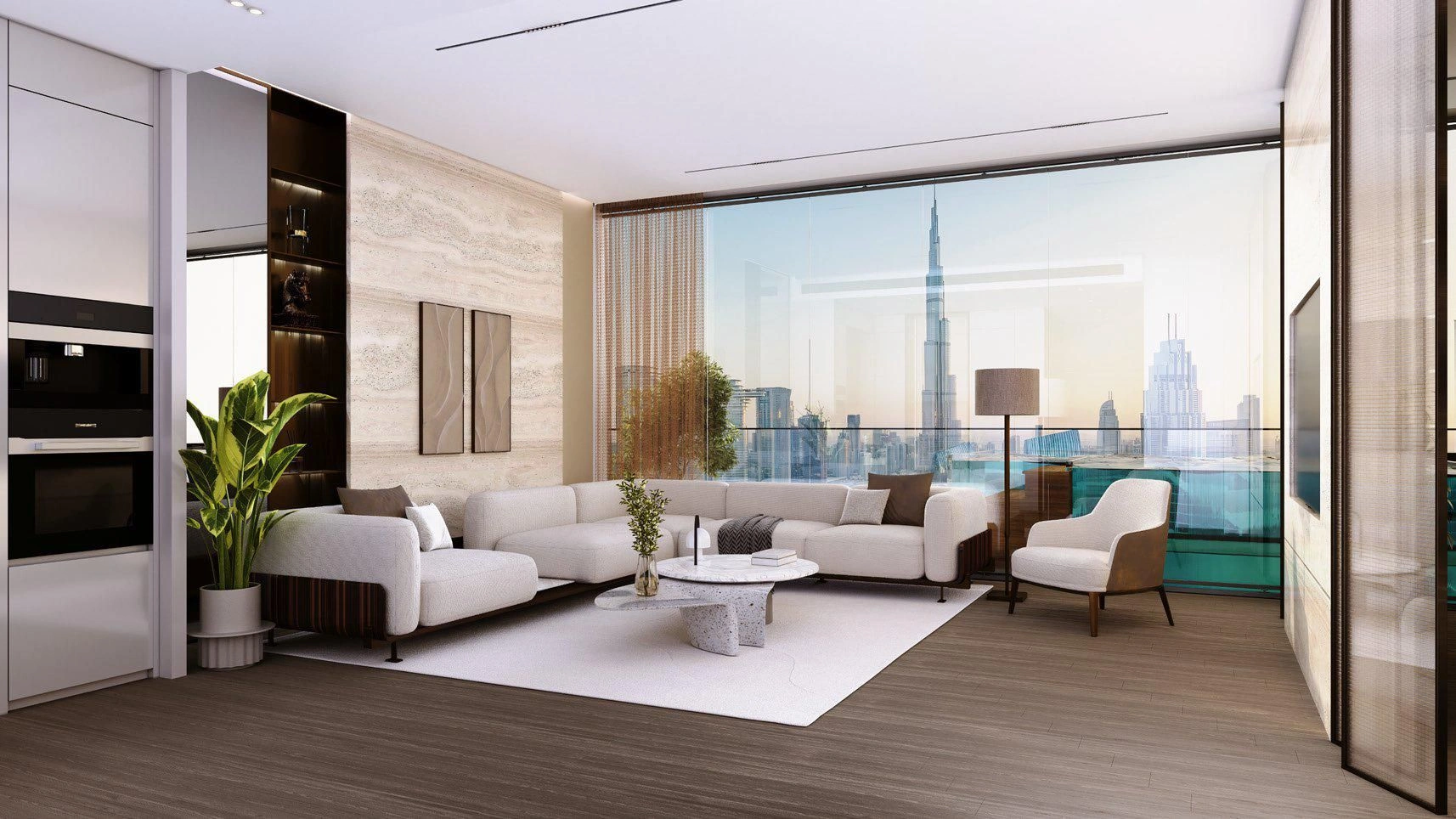 Luxurious residential complex in the central area of Dubai