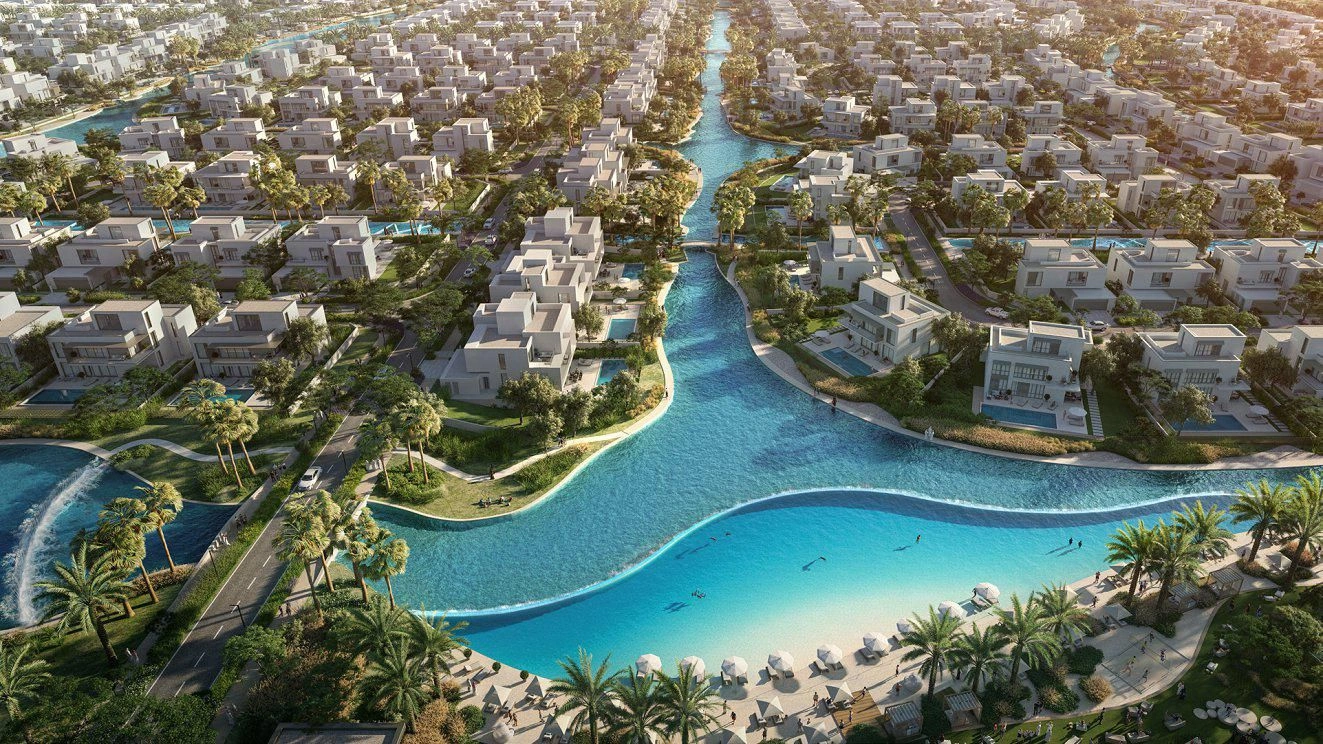 Exclusive Villa Complex with Lagoons and Beaches in Dubai