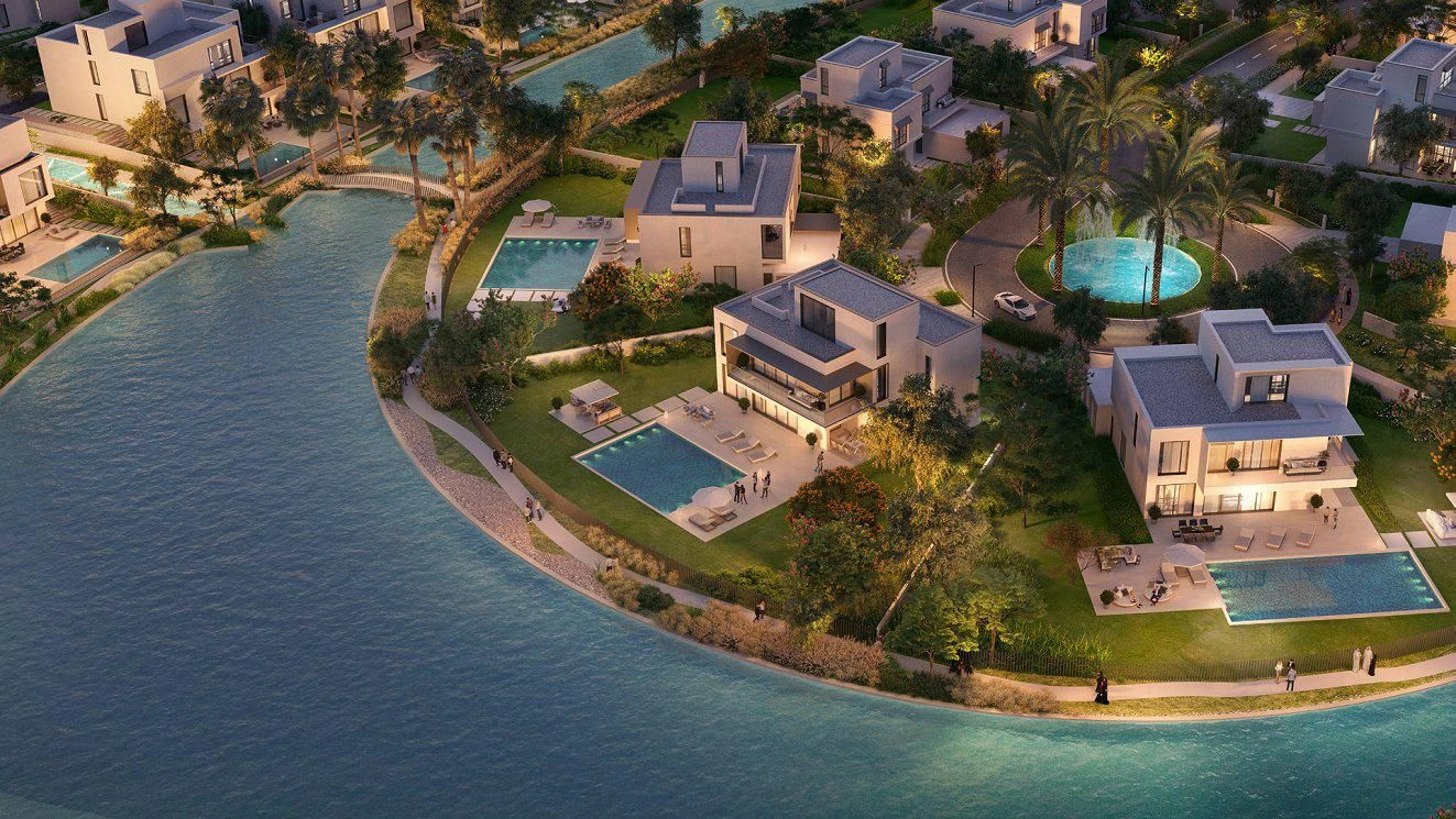 Exclusive Villa Complex with Lagoons and Beaches in Dubai