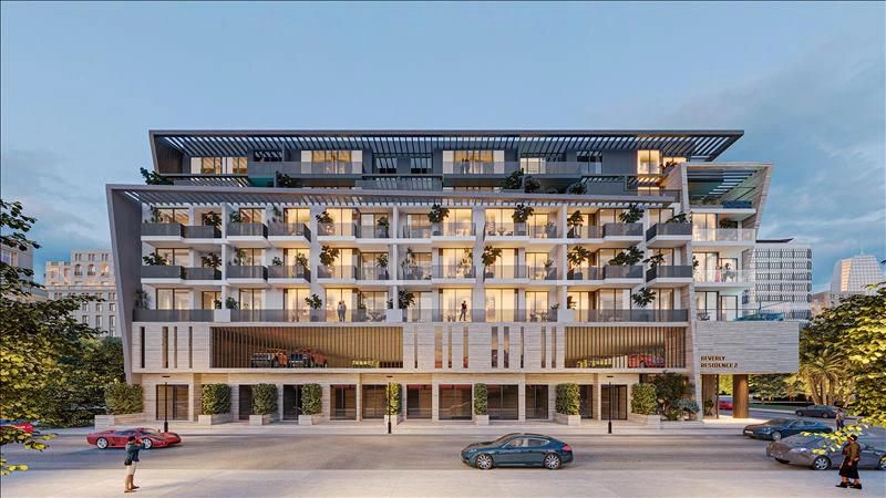 Complejo residencial de lujo con piscina y zonas recreativas, Dubái