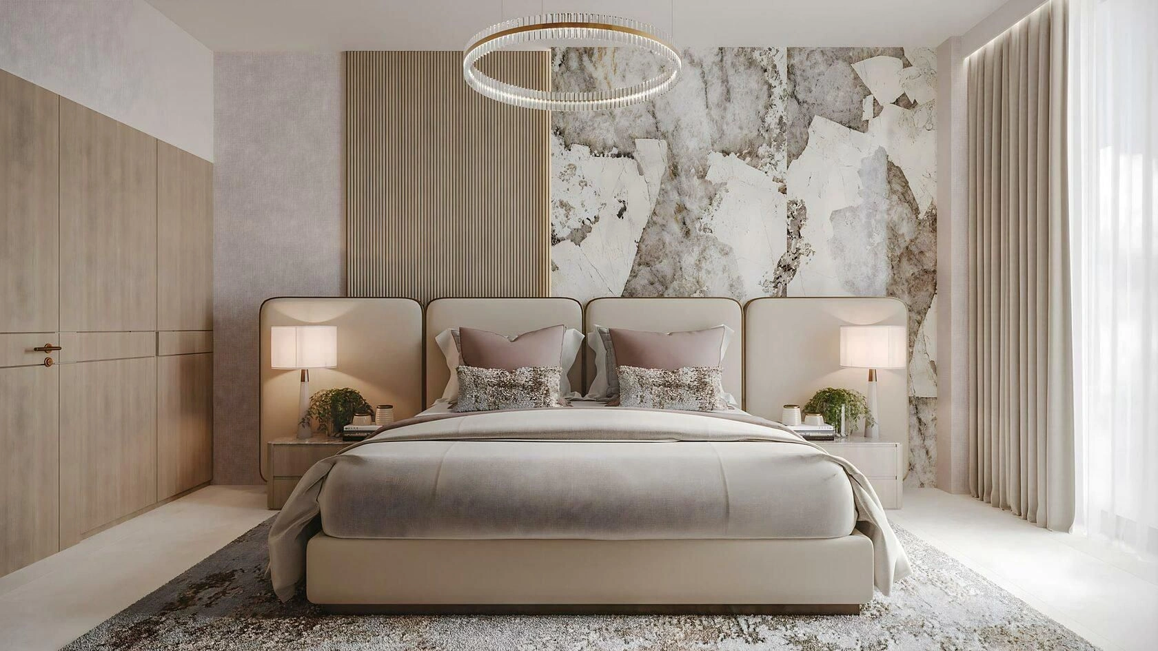 Complejo residencial de lujo con piscina y parques en Dubái