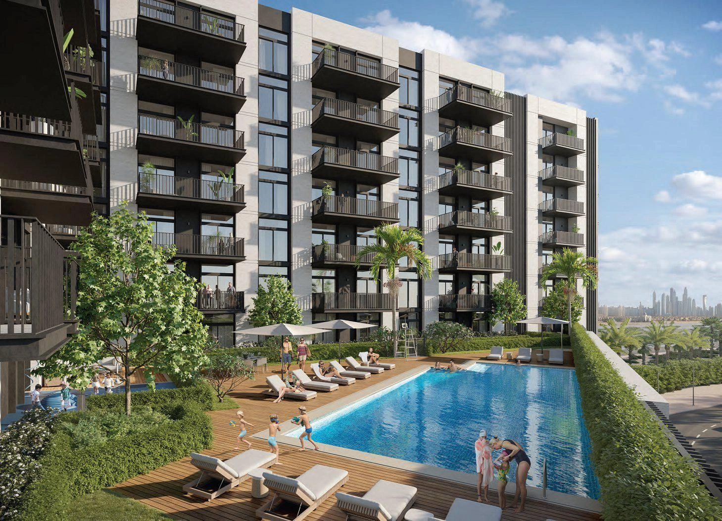 Luxury Residential Complex with Panoramic Views of Dubai