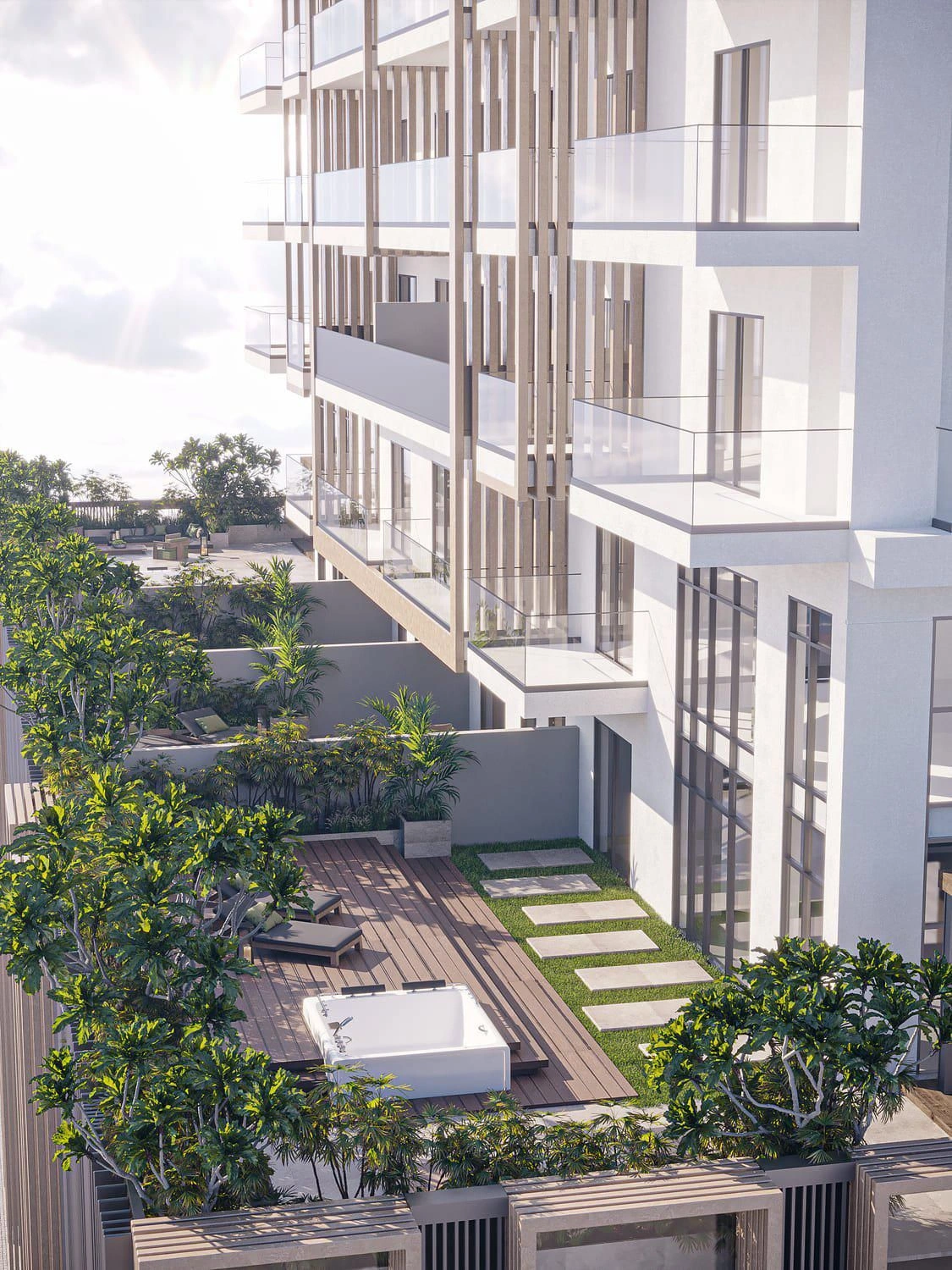 Premium residential complex in the central area of Dubai