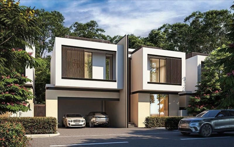 Luxury Villa Complex with Green Areas in Dubai