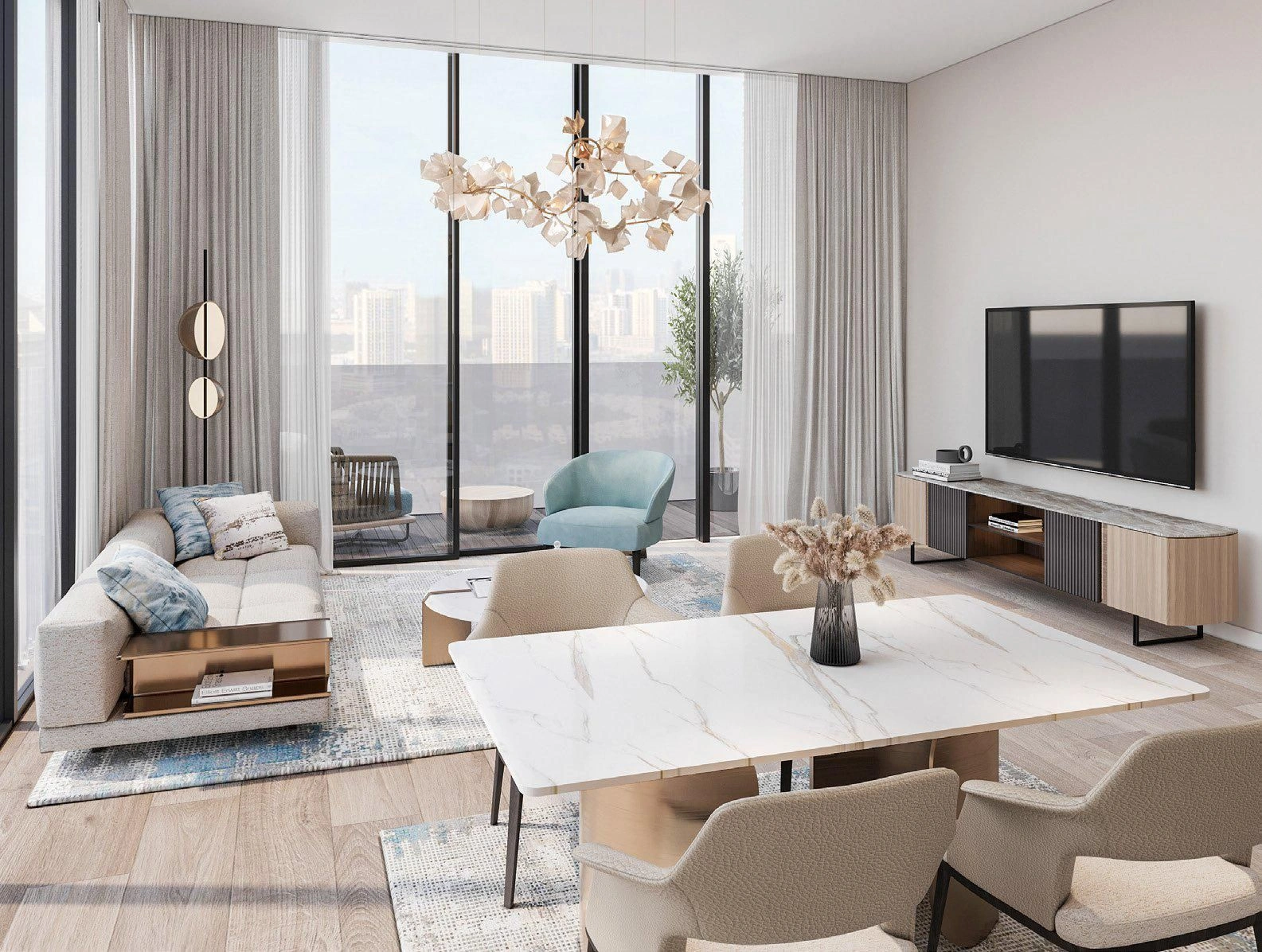Luxury residential complex close to Dubai's major highways