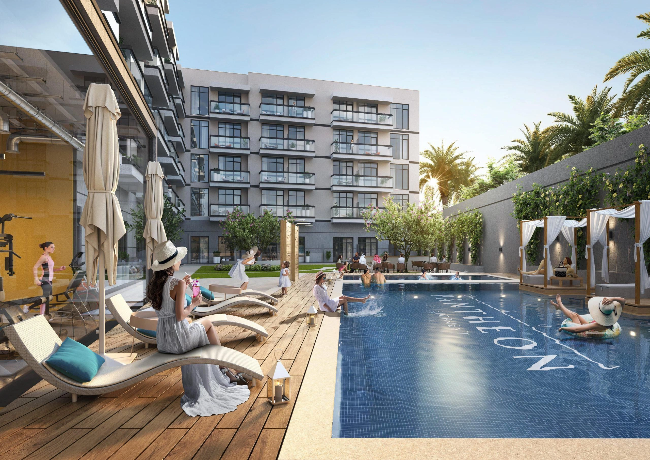 Luxurious residential complex with rich infrastructure in Dubai