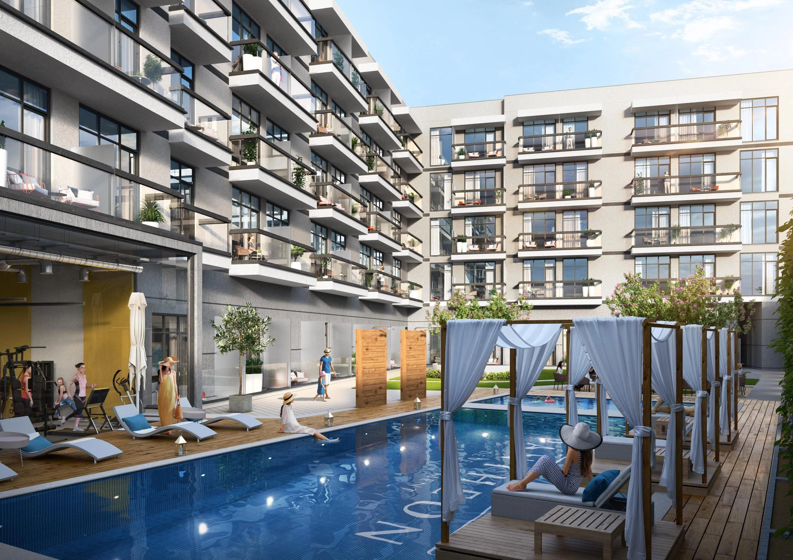 Luxurious residential complex with rich infrastructure in Dubai